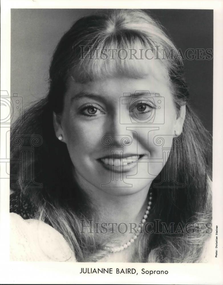 1990 Press Photo Julianne Baird Soprano - cvp08408 - Historic Images