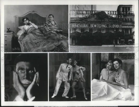 1975 Press Photo Tony Awards Olsen & Johnson, Winter Garden, Al Jolson, Edie Ada - Historic Images