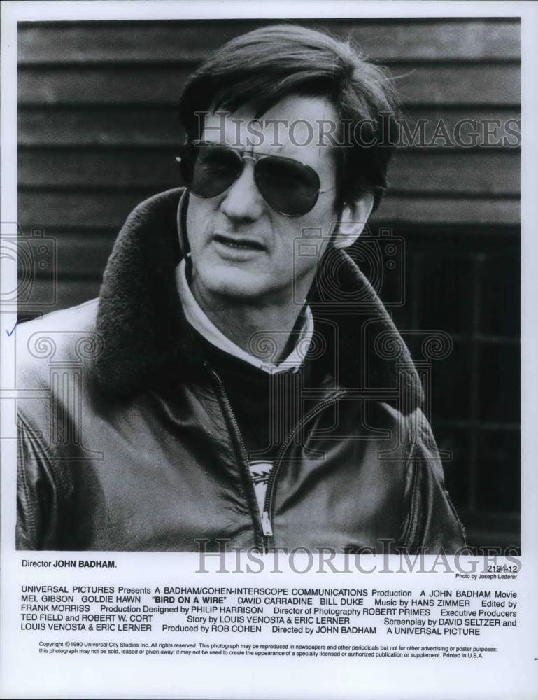 1990 Press Photo John Badham directed Bird on a Wire - cvp15483 - Historic Images