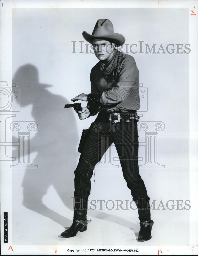 1975 Press Photo Jeff Bridges in Hearts of the West - cvp00585 - Historic Images