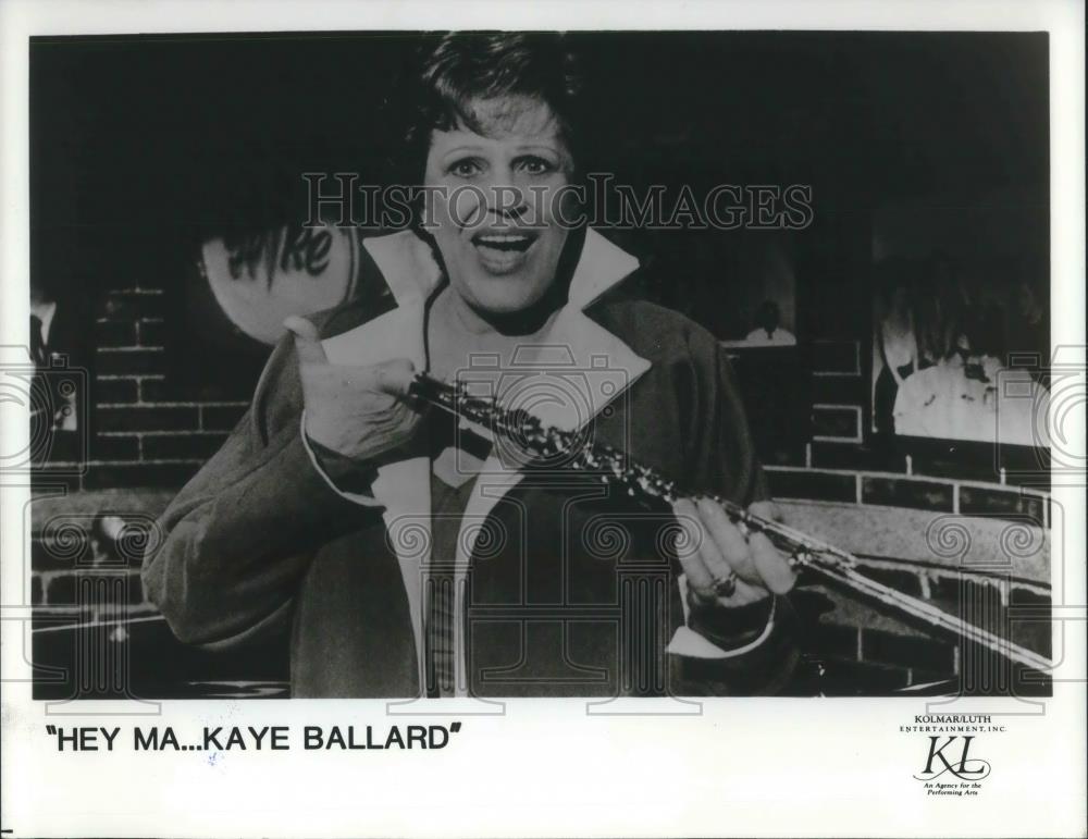 1986 Press Photo Kaye Ballard in Hey Ma...Kaye Ballard - cvp02817 - Historic Images