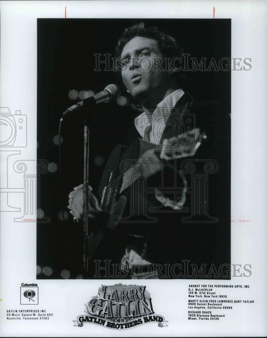 1980 Press Photo Larry Gatlin of Gatlin Brothers Band - cvp12064 - Historic Images