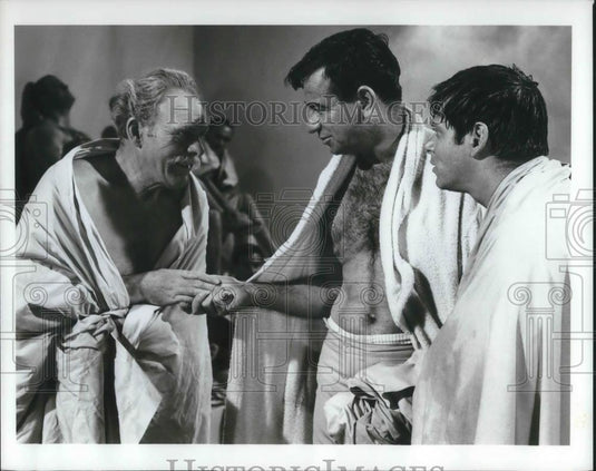1969 Press Photo Terry Thomas Walter Matthau and Robert Morse - cvp11494 - Historic Images