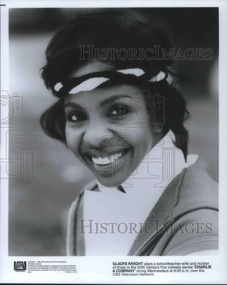1986 Press Photo Gladys Knight in Charlie &amp; Company - cvp09919 - Historic Images