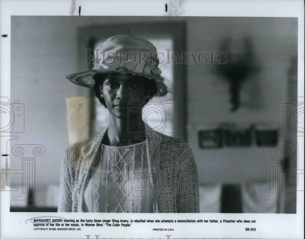 1986 Press Photo Margaret Avery stars in The Color Purple movie film - cvp14499 - Historic Images