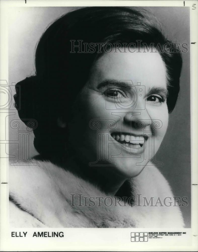 1982 Press Photo Elly Ameling Dutch Soprano Opera Singer - cvp14830 - Historic Images