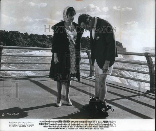 1967 Press Photo Jack Lemmon & Elaine May in Luv - cvp09055 - Historic Images