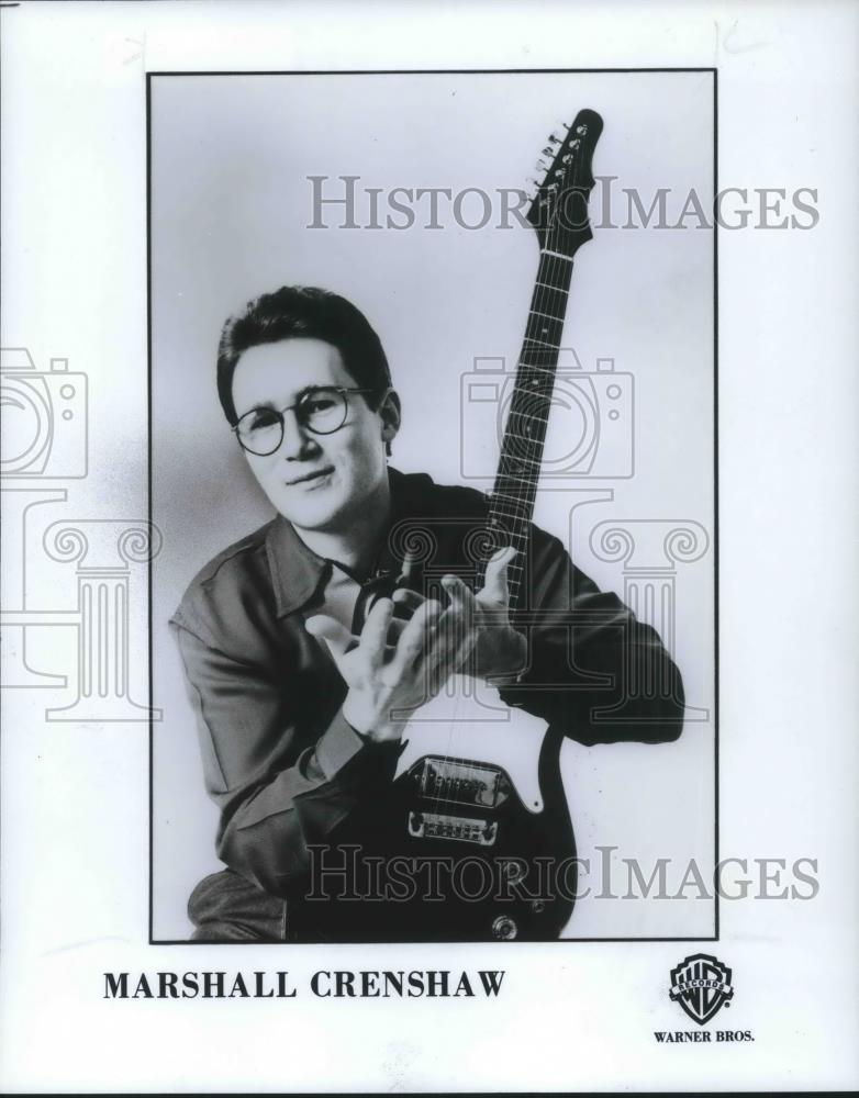 1982 Press Photo Marshall Crenshaw Rock Musician Singer Songwriter - cvp01828 - Historic Images
