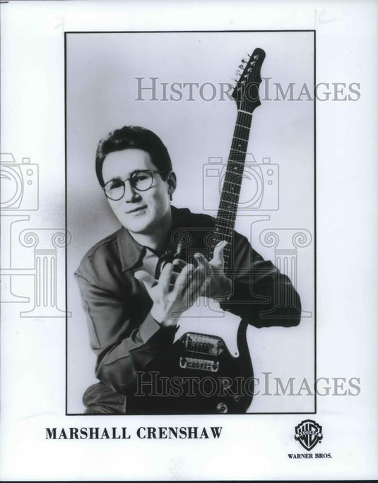1982 Press Photo Marshall Crenshaw Rock Musician Singer Songwriter - cvp01828 - Historic Images