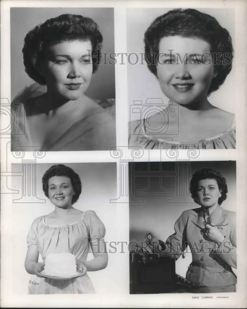 1951 Press Photo Shirley Eggleston Radio and TV Actress - cvp05874 - Historic Images
