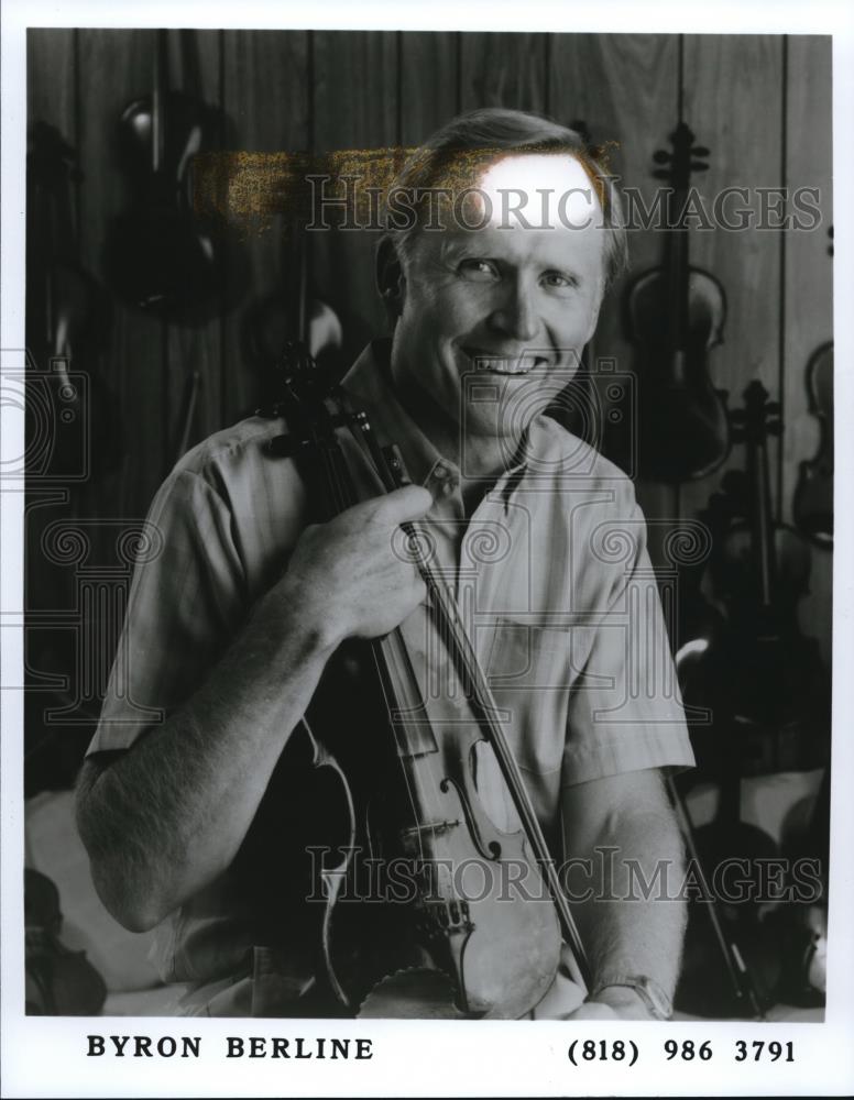 1992 Press Photo Byron Berline Bluegrass Fiddle Player - cvp01310 - Historic Images