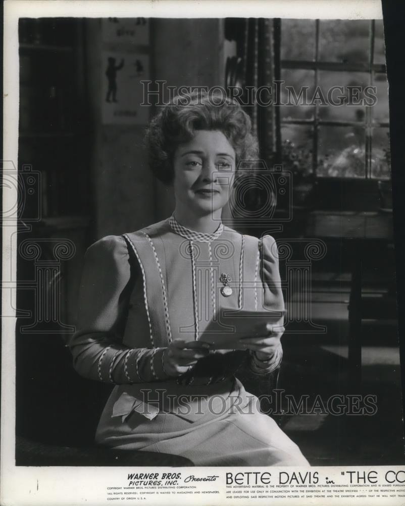 1945 Press Photo Bette Davis in The Corn is Green - cvp01627 - Historic Images