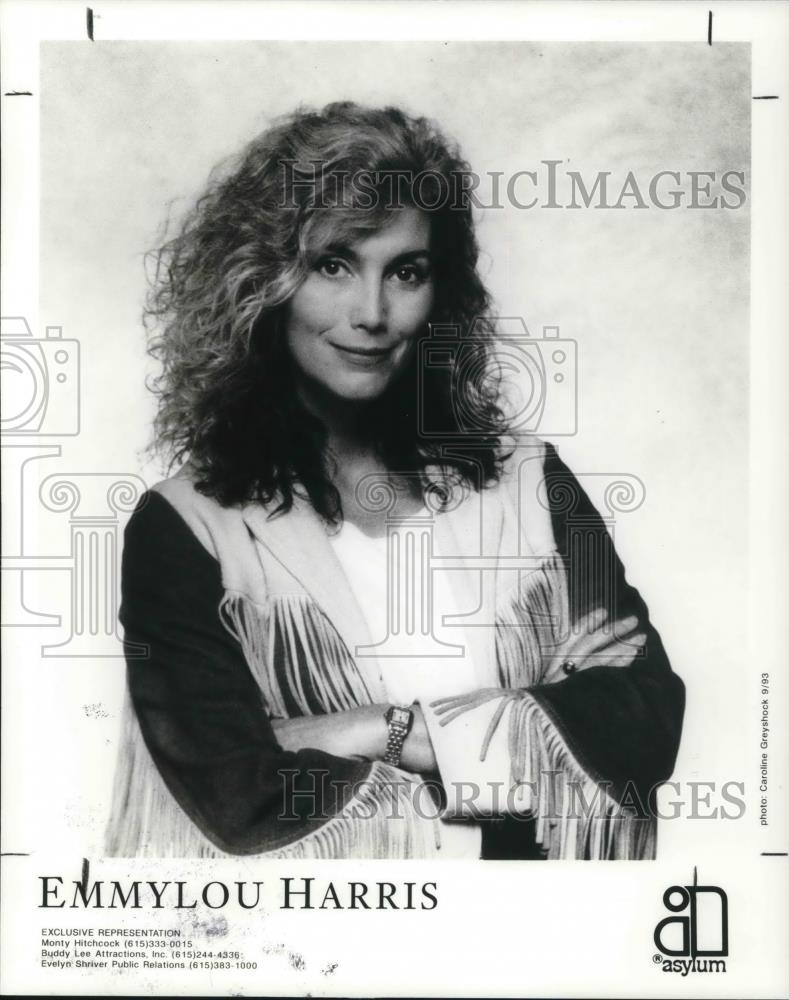 1994 Press Photo Emmy Lous Harris Musical Artist - cvp16157 - Historic Images