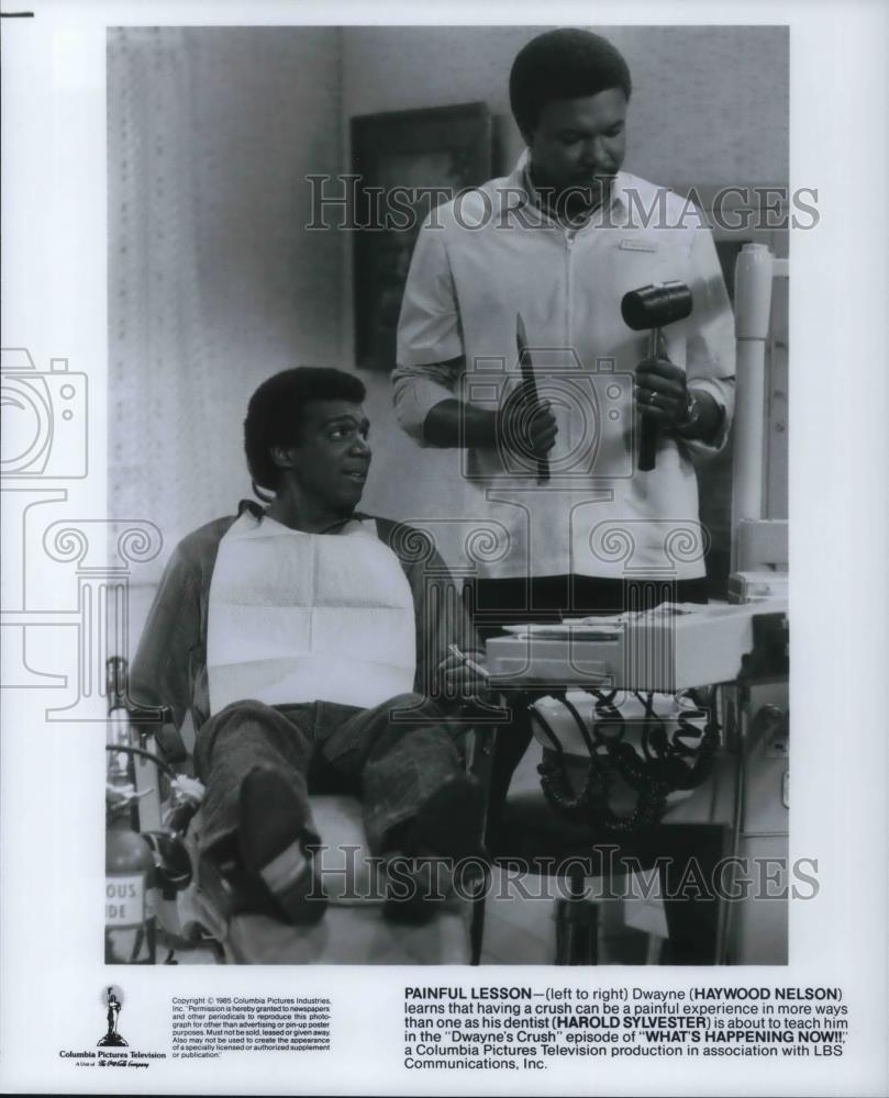 1988 Press Photo Haywood Nelson &amp; Harold Sylvester in What&#39;s Happening Now! - Historic Images
