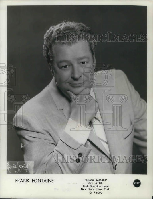 1966 Press Photo Frank Fontaine - cvp15356 - Historic Images