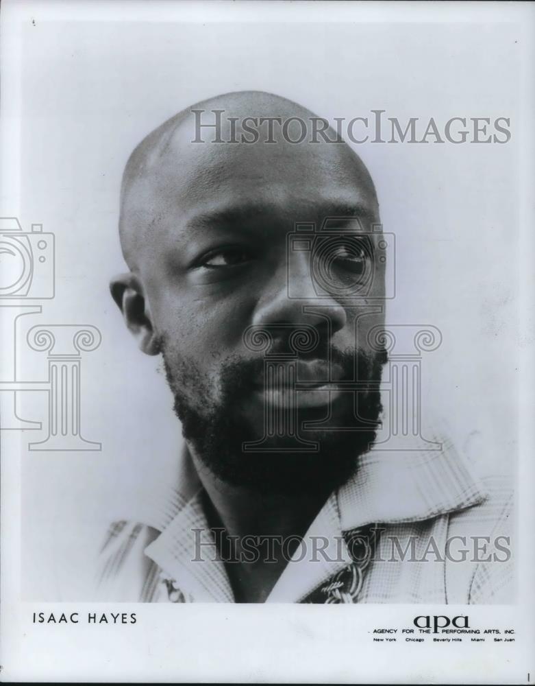 1978 Press Photo Isaac Hayes cvp16893 Historic Images