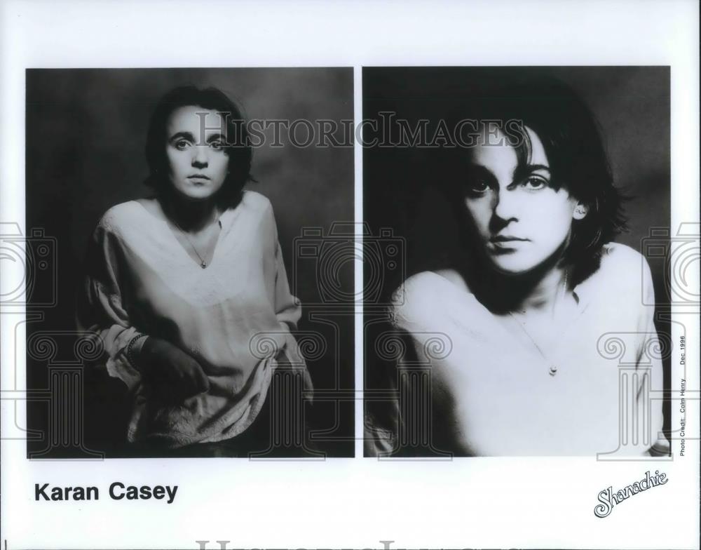 1997 Press Photo Karan Casey Folk Singer Songwriter Pianist Producer - cvp05689 - Historic Images