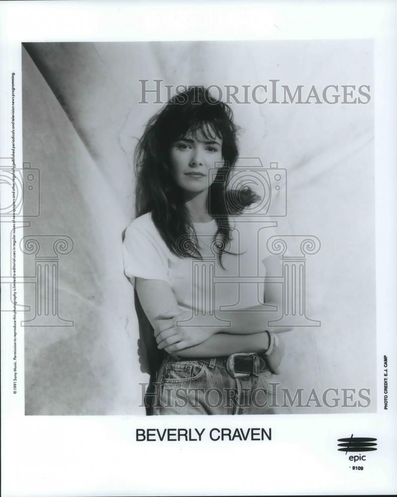 1991 Press Photo Beverly Craven Pop Singer Songwriter Musician - cvp01470 - Historic Images