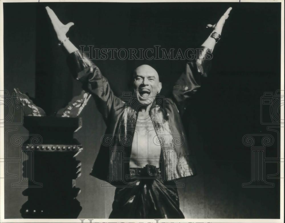 1985 Press Photo Yul Brynner in The King and I - cvp02013 - Historic Images
