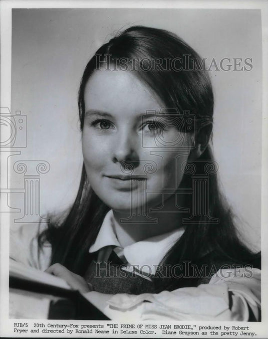 1969 Press Photo Diane Grayson stars in The Prime of Miss Jean Brodie - Historic Images