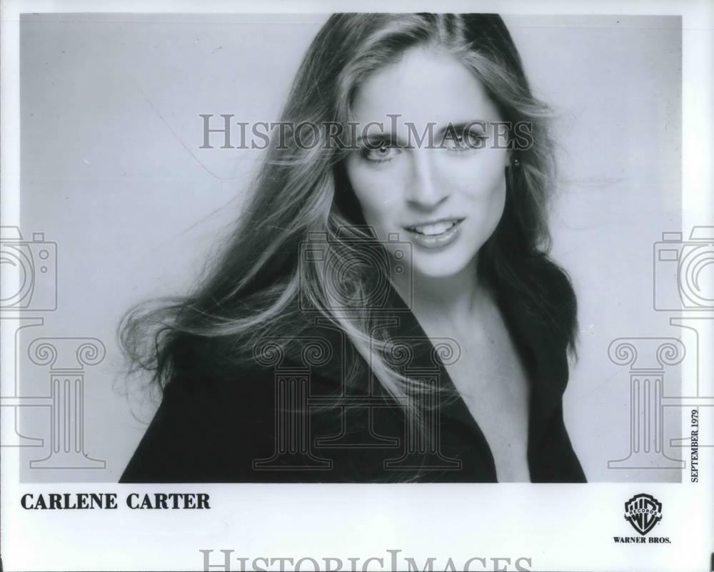 1979 Press Photo Carlene Carter Country Music Singer Songwriter Guitarist - Historic Images