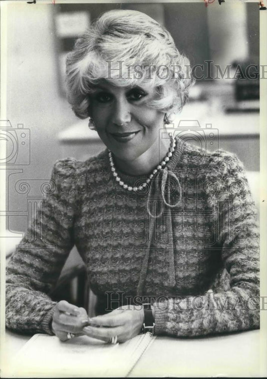 1981 Press Photo Rona Barrett Hollywood Reporter Today Show - cvp03430 - Historic Images