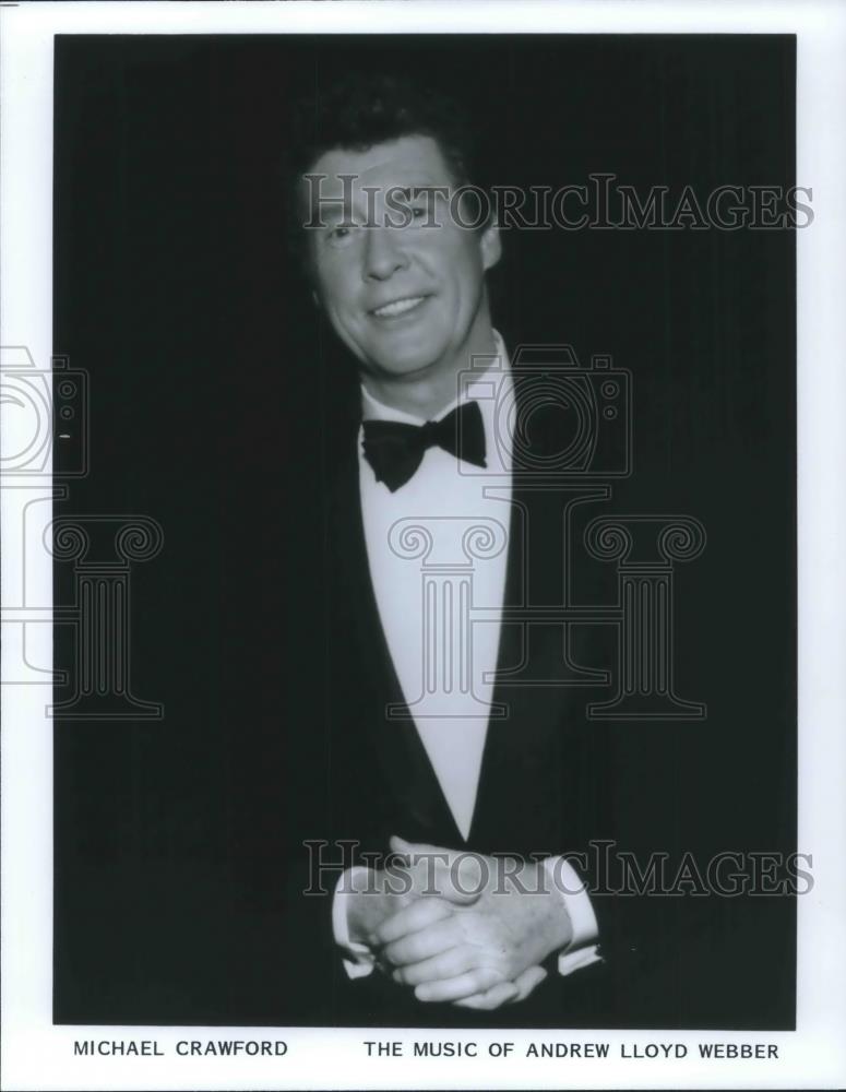 1991 Press Photo Michael Crawford Singer Sings The Music of Andrew Lloyd Webber - Historic Images