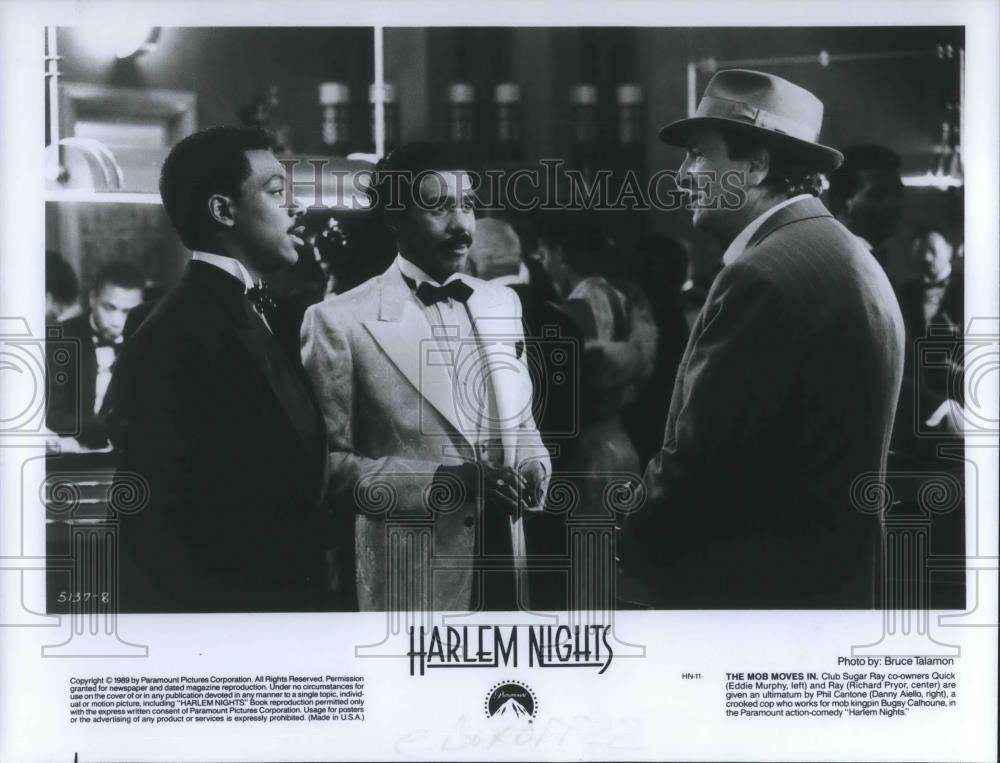 1990 Press Photo Eddie Murphy &amp; Richard Pryor in Harlem Nights - cvp08967 - Historic Images