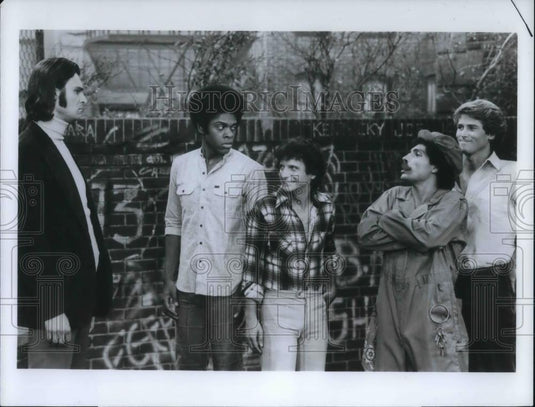 1978 Press Photo Ron Patillo, Robert Hegyes & Richard Mol on Welcome Back Kotter - Historic Images