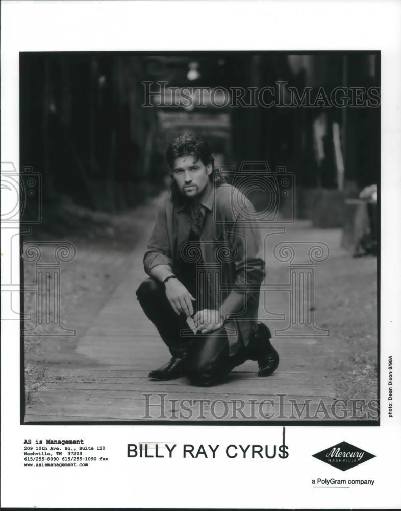 1998 Press Photo Billy Ray Cyrus Country Music Singer - 887 - cvp01681 - Historic Images