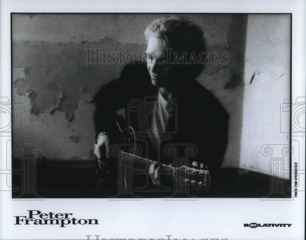 1994 Press Photo Peter Frampton Rock Singer Songwriter Guitarist Musician - Historic Images