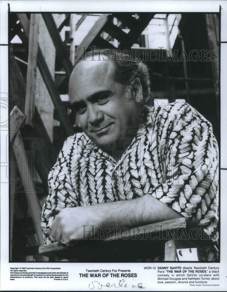 1989 Press Photo Danny DeVito in The War of the Roses - cvp04132 - Historic Images