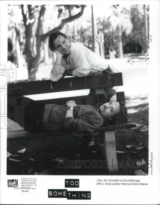 1993 Press Photo Donal Lardner Ward & Eric Schaeffer in Too Something - Historic Images