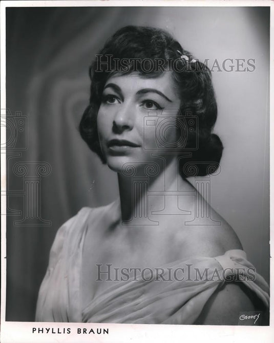 1968 Press Photo Phyllis Braun - cvp00811 - Historic Images