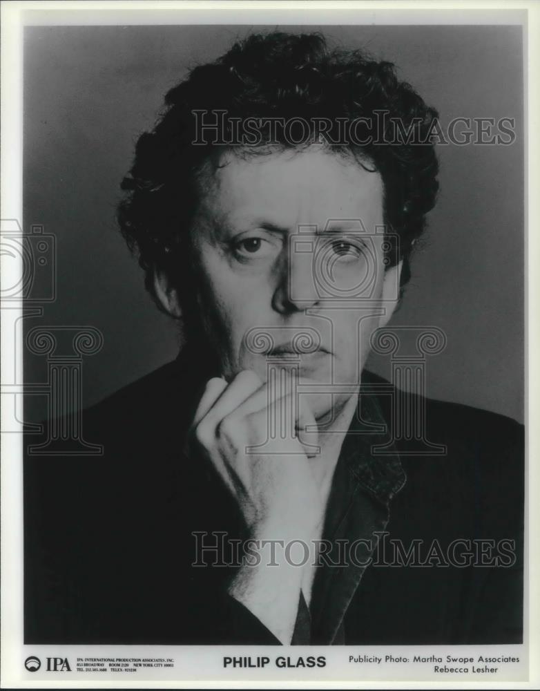 1989 Press Photo Philip Glass - cvp13977 - Historic Images