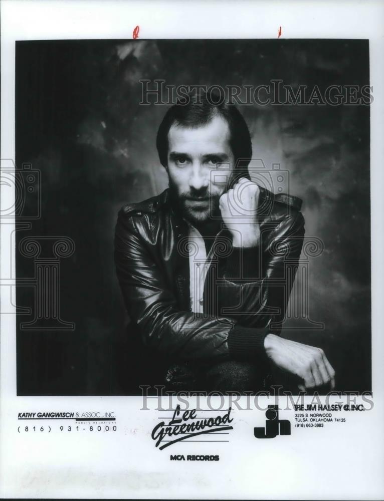 1985 Press Photo Lee Greenwood Country Music Singer Songwriter - cvp13249 - Historic Images