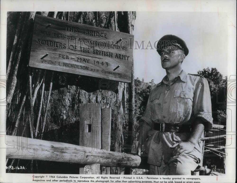 1964 Press Photo Alec Guinness in The Bridge on the River Kwai - cvp18409 - Historic Images