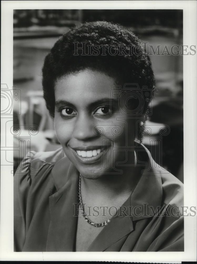 1984 Press Photo Renee Ferguson Reporter CBS News Campaign 84 - cvp12005 - Historic Images