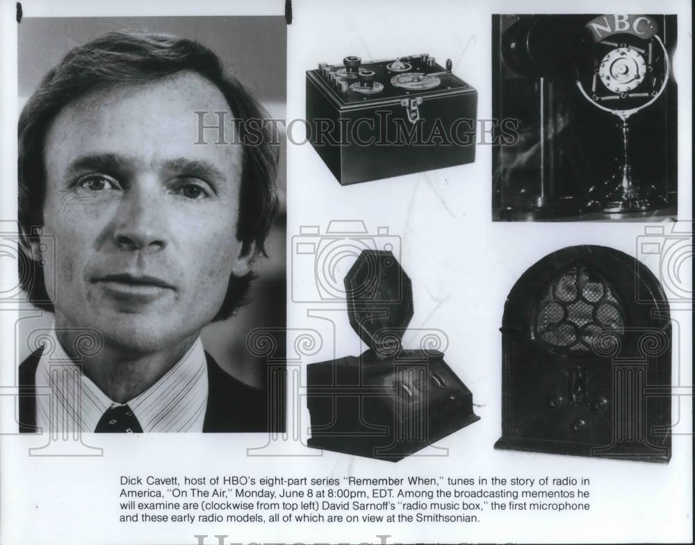 1981 Press Photo Dick Cavett host of HBO Series Remember When - cvp07706 - Historic Images