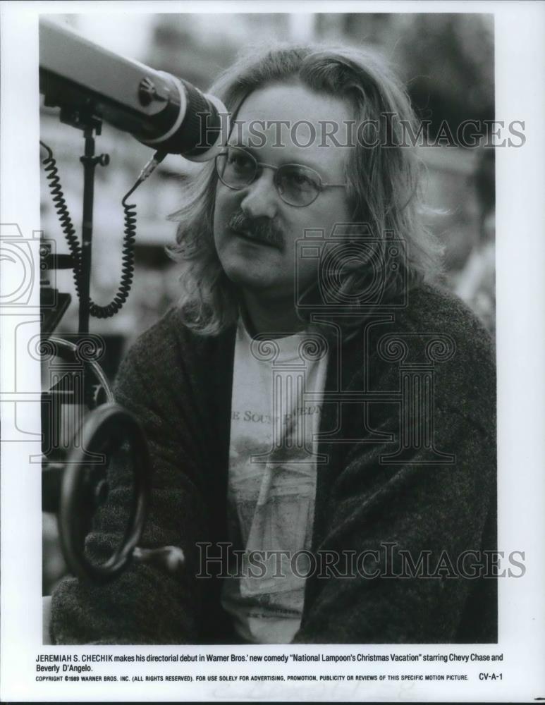 1990 Press Photo Jeremiah S Chechik Director National Lampoon&#39;s Christmas Vacati - Historic Images