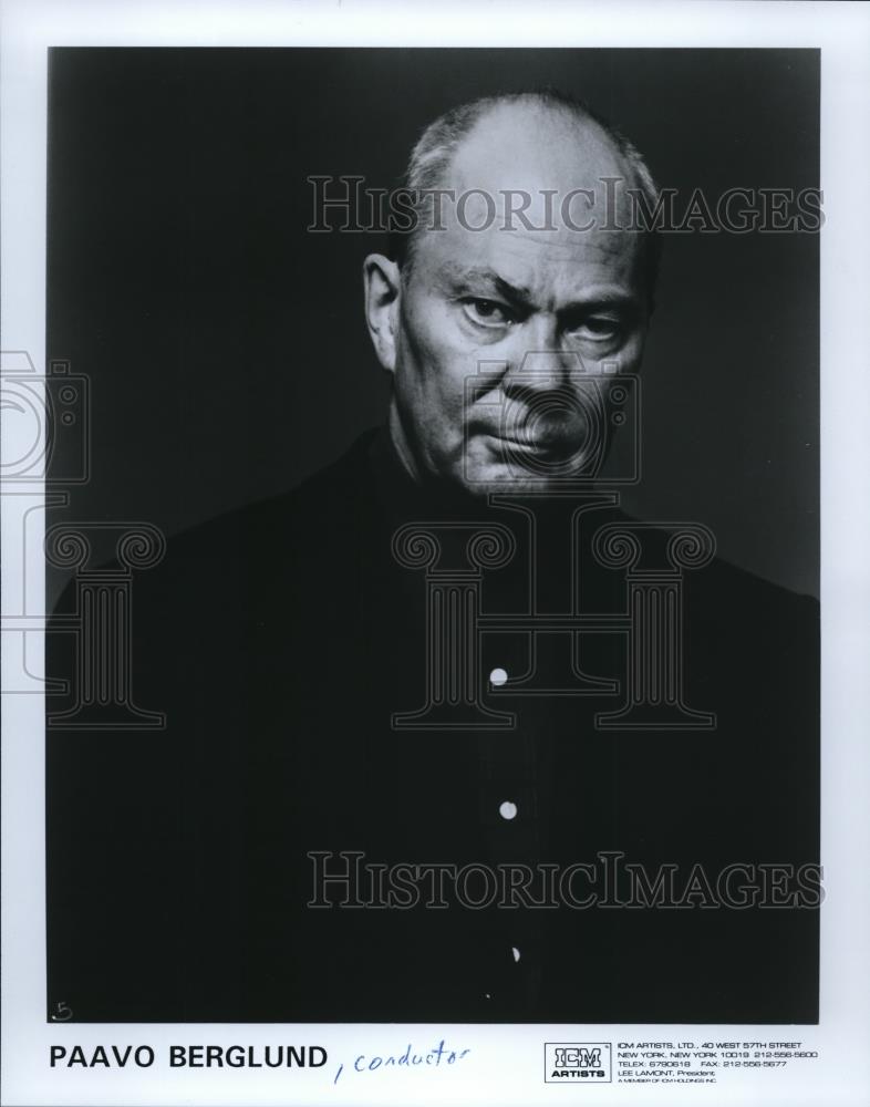 1995 Press Photo Paavo Berglund Conductor Violinist - cvp01289 - Historic Images