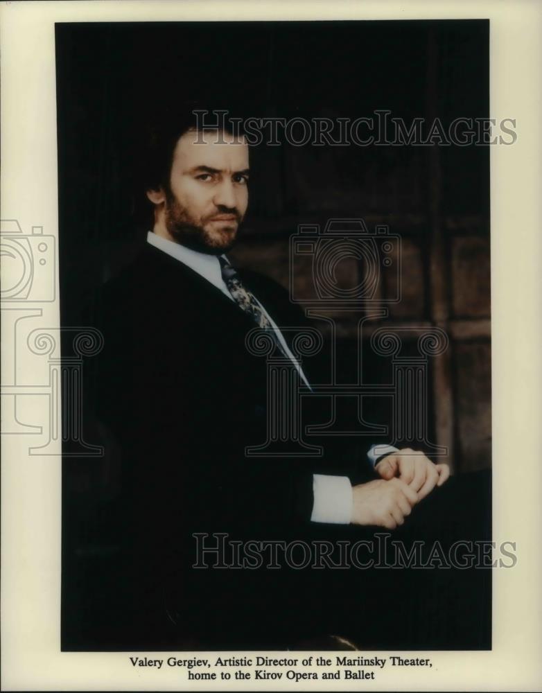 1998 Press Photo Valery Gergiev, Aritistic Director of the Mariinksy Theater - Historic Images