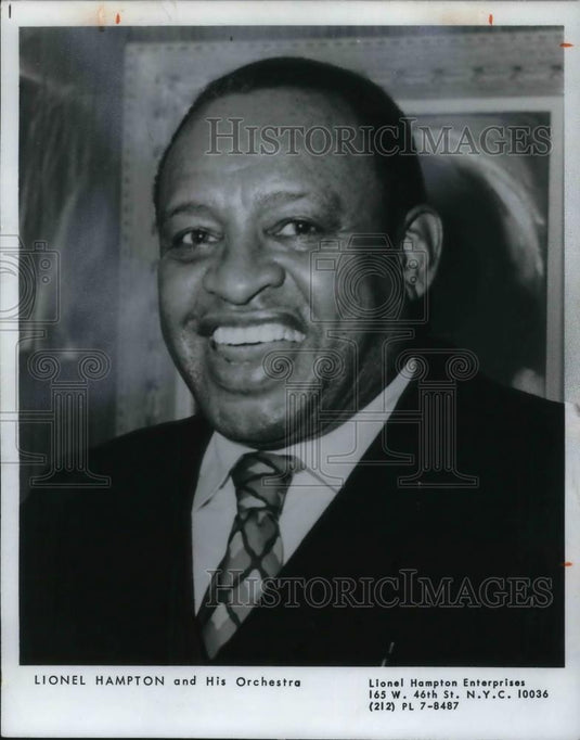 1978 Press Photo Lionel Hampton & his Orchestra - cvp16231 - Historic Images