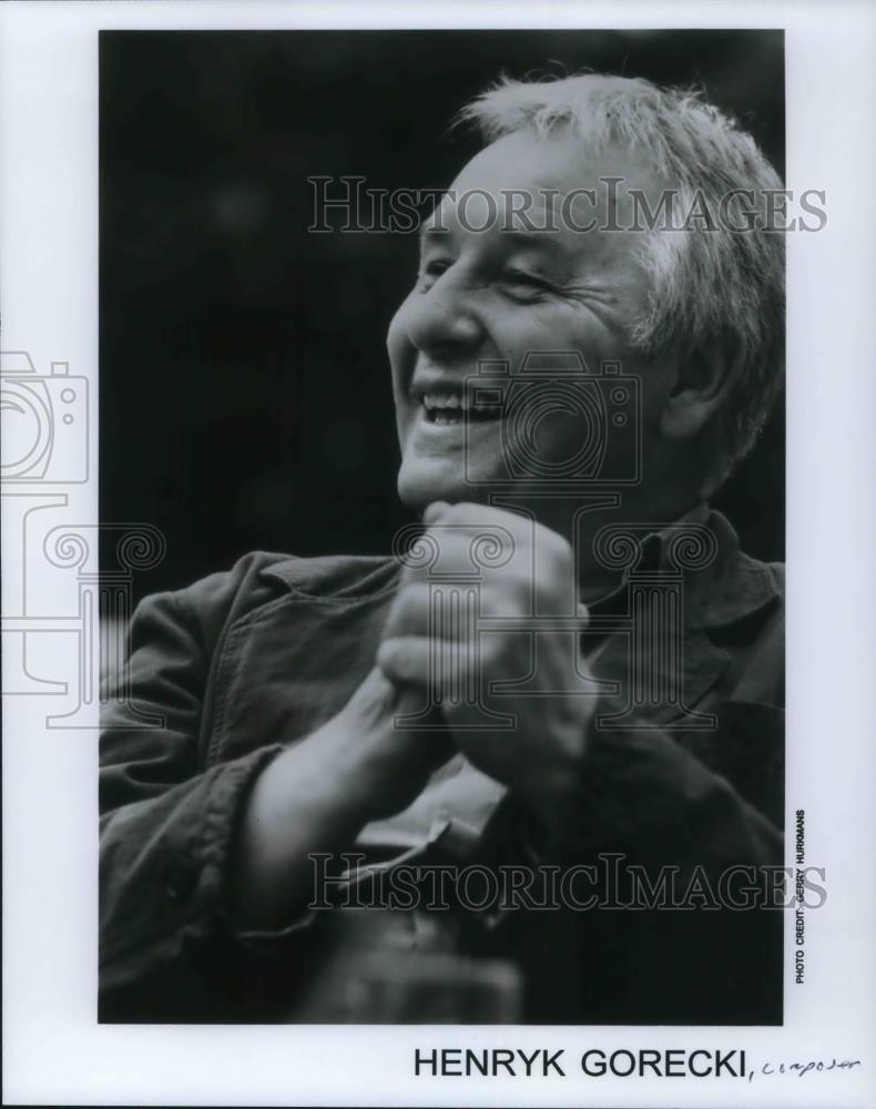 1994 Press Photo Henryk Gorecki Contemporary Classical Music Composer - Historic Images