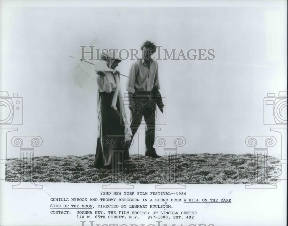 1986 Press Photo Gunilla Nyroos Thommy Berggren Hill on the Dark Side of Moon - Historic Images