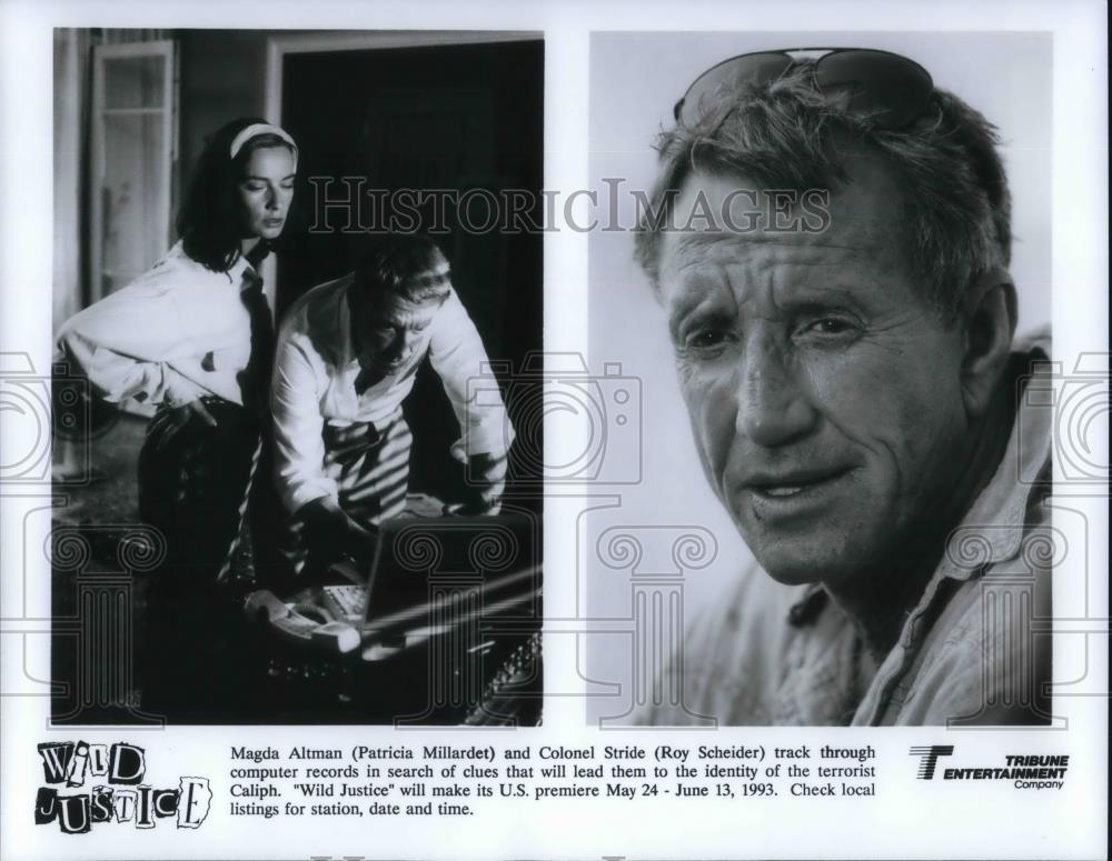 Press Photo Patricia Millardet and Roy Scheider in Wild Justice - cvp19185 - Historic Images