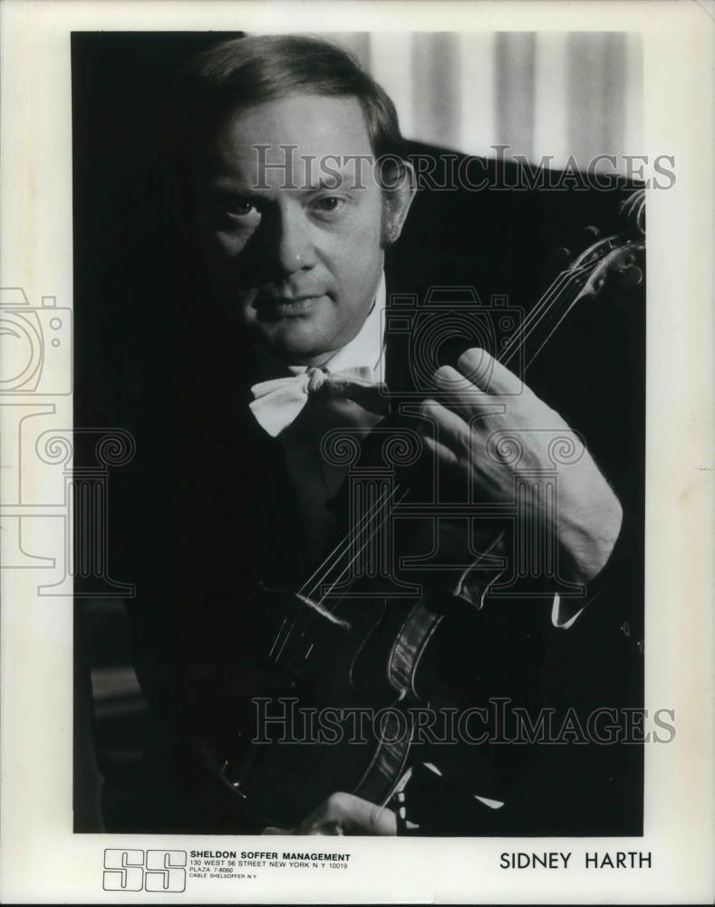 1973 Press Photo Sidney Harth American Violinist and Conductor - Historic Images