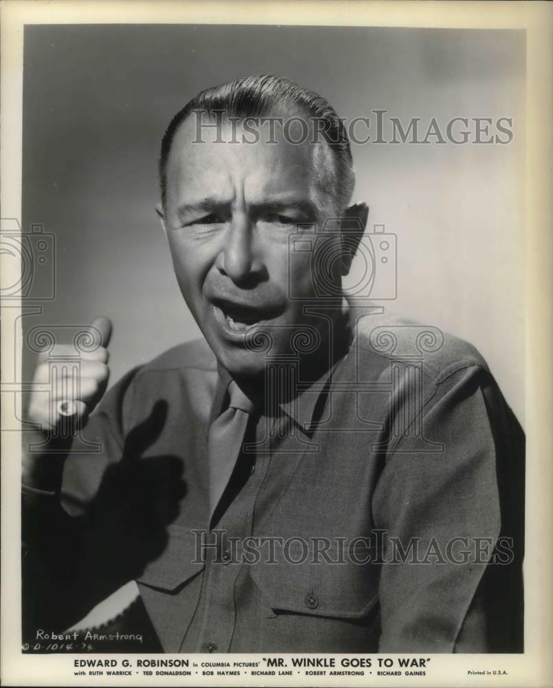 1944 Press Photo Robert Armstrong in Mr Winkle Goes to War - cvp14709 - Historic Images
