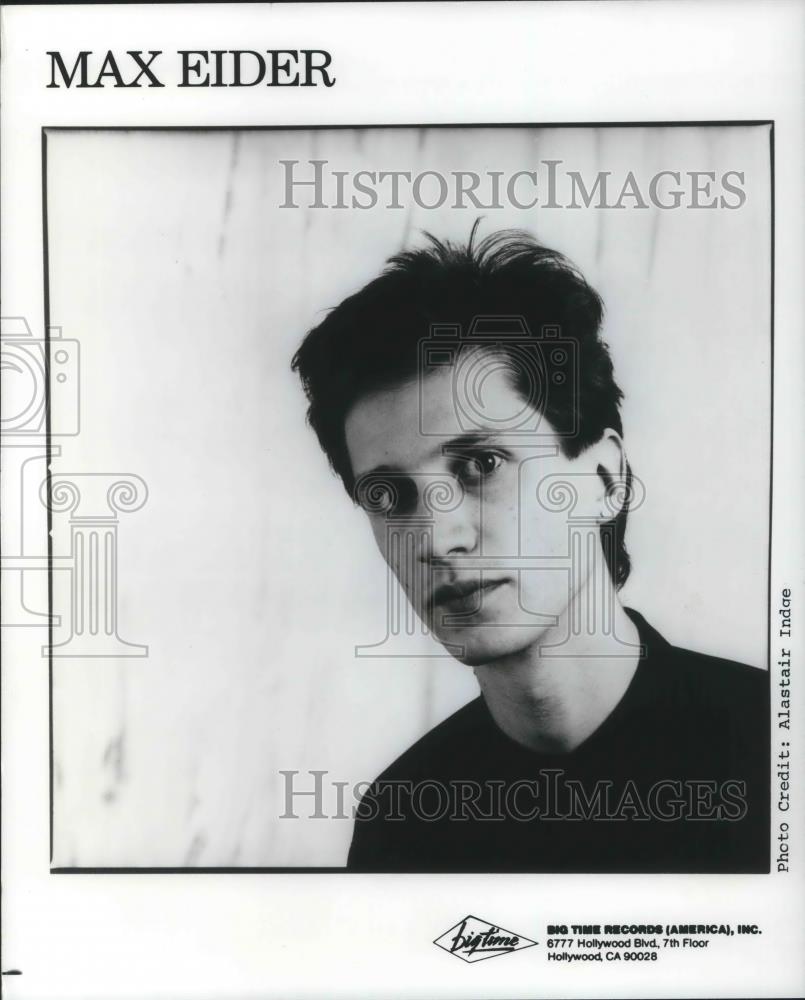 1988 Press Photo Max Eider Jazz Guitarist Songwriter - cvp05883 - Historic Images