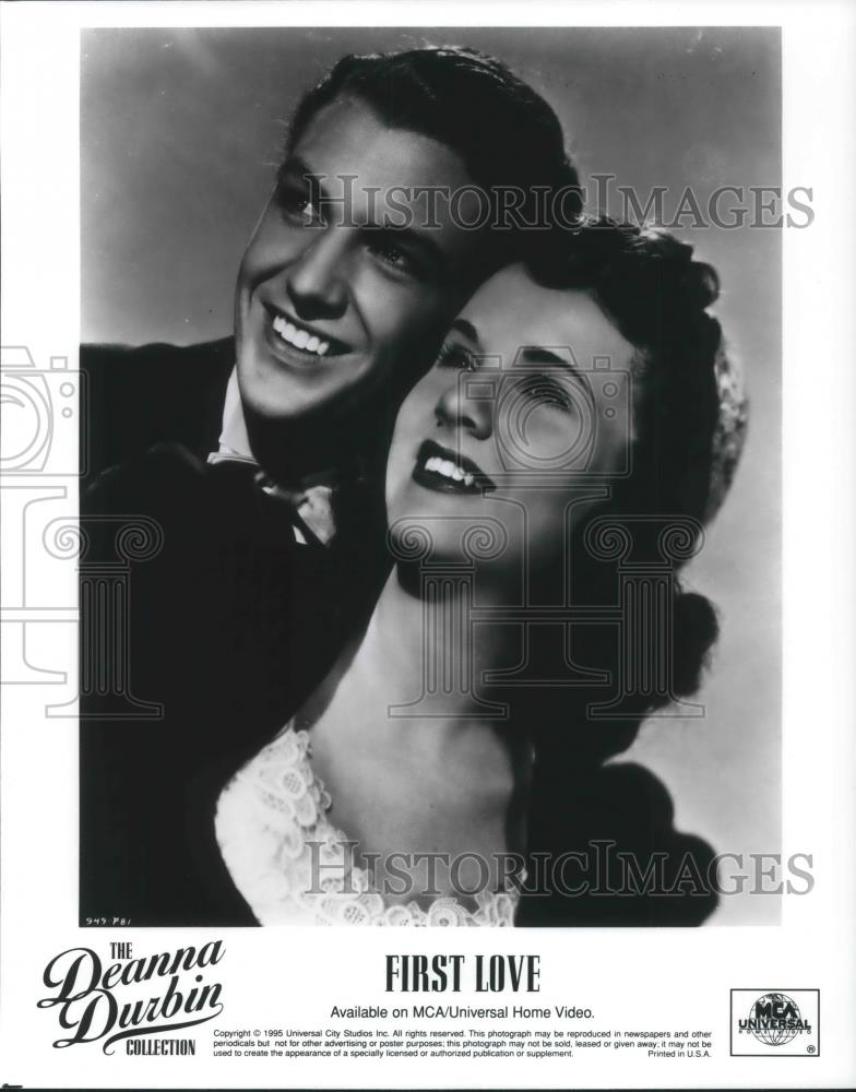 1996 Press Photo Deanna Durbin and Robert Stack in First Love - cvp03326 - Historic Images